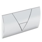 Plaque de commande pour r�servoir wc encastr� viega double volume, blanc alpin