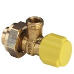 Robinet d'arr�t �querre pour r�servoir de chasse d'eau viega � encastr�