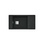 Vier de cuisine frames fragranit + fsg 611 - 88 - 877x495x195 mm - noir mat - sous - meuble 60 cm franke ...