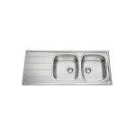 Js - vier de cuisine inox mini - structure montebello - l 1160 x l 500 x p 160 mm - sous - meuble 80 ...