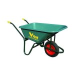 Brouettes vigor 100 - vert vasca verde plastique 100 l