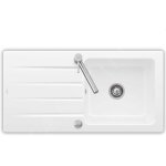 Villeroy&boch - architectura - vier en cramique 860x510 mm avec vidage, ceramicplus, blanc alpin 335002r1 ...