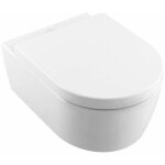 Villeroy&boch - avento - wc suspendu avec abattant softclosing, directflush, ceramicplus, stone white ...