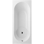 Villeroy&boch - libra 170 x 75 cm baignoire rectangulaire gauche et droite en quaryl�, avec pieds, blanc ...