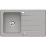 Villeroy&boch - evier c�ramique gris fossil architectura 1 bac 1 �gouttoir