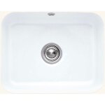 Villeroy&boch - evier sous - plan c�ramique blanc cisterna 1 bac 550x440