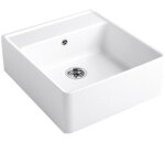 Villeroy&boch - evier timbre office villeroy et boch tradition 1 bac blanc ceramicplus avec vidage automatique ...