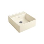 Villeroy&boch - evier timbre office villeroy et boch tradition creme ceramicplus avec vidage automatique ...