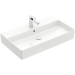 Villeroy&boch - memento 2. 0 lavabos, 80 x 47 x 14 cm, avec trop - plein, meul, blanc (4a228g01)