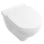 Villeroy&boch - o. novo, cuvette suspendue sans bride, avec abattant amovible et frein de chute