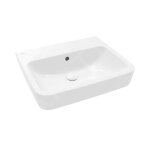 Villeroy&boch - o. novo - lavabo 550x460 mm, avec trop - plein, sans trou pour robinet, blanc alpin 4a415701 ...
