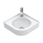 Villeroy&boch - o. novo - lave - mains d'angle 32x32 cm, sans trop - plein, avec 1 trou de robinetterie, ...