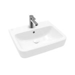 Villeroy&boch - o. novo - vasque, 550x460 mm, avec trop - plein, trou pour robinet, blanc alpin 4a41mg01 ... Villeroy&boch - o. novo - vasque, 550x460 mm, avec trop - plein, trou pour robinet, blanc alpin 4a41mg01 ...