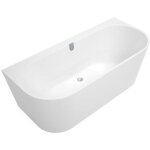 Villeroy&boch - oberon 2. 0 - baignoire 180x80x46 cm, quaryl, blanc ubq180obr9cd00v - 01