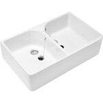 Villeroy & boch omnia pro evier double 80x50cm cramique avec ceramic + blanc