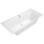 Villeroy&boch - squaro edge 12 - baignoire 180x80x45 cm, quaryl, blanc ubq180sqe2dv - 01 Villeroy&boch - squaro edge 12 - baignoire 180x80x45 cm, quaryl, blanc ubq180sqe2dv - 01