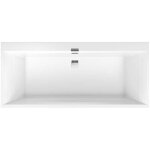 Villeroy&boch - squaro edge 12 - baignoire 180x80x45 cm, quaryl, blanc ubq180sqe2dv - 01
