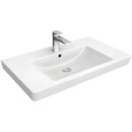 Villeroy&boch - subway 2. 0 - meuble lavabo 80x47 cm, avec trop - plein, trou de robinetterie, blanc ... Villeroy&boch - subway 2. 0 - meuble lavabo 80x47 cm, avec trop - plein, trou de robinetterie, blanc ...