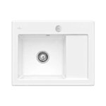 Villeroy&boch - subway 45 - vier en cramique 65x51 cm, avec commande excentrique, ceramicplus, stone ...
