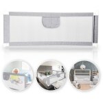 Vingo barrière de lit pour enfant 2 mètre(s) barrière de sécurité de lit d'enfant polyester gris matériau: ... Vingo barrière de lit pour enfant 2 mètre(s) barrière de sécurité de lit d'enfant polyester gris matériau: ...