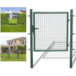 Vingo - swanew portillon de jardin clture avec serrure et poigne portail en acier galvanis revtement ...