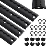 Swanew 4x set de rail, aluminium, arrimage du chargement Swanew 4x set de rail, aluminium, arrimage du chargement