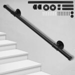 Swanew rampe escalier murale 100cm main courante acier carbone garde - corps supports muraux pour enfants ... Swanew rampe escalier murale 100cm main courante acier carbone garde - corps supports muraux pour enfants ...