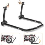Vingo - swanew support bquille de moto arrire lve moto arrire sur roulettes avec adaptateurs caoutchouc ...