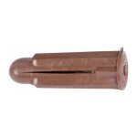 Cheville  expansion marron - crampon - bote de 100 pices