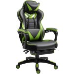Vinsetto - fauteuil de bureau gamer style baquet racing - pivotant, inclinable - coussin lombaire, ttire, ...