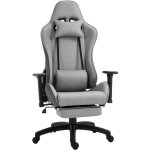 Vinsetto - fauteuil de bureau manager grand confort repose - pied ttire + coussin lombaires intgrs ...