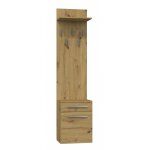 Hucoco - vioni - meuble vestiaire d'entre - portemanteau mural avec tagre - 5 crochets - tiroir + ...
