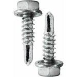 Vis autoperceuse � t�te hexagonale vis autoforeuse acier zingu� m4. 8 100pcs pour tole acier - -