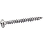 Vis � bois agglomere t�te cylindrique pozidrive - inox a2 4, 5x50 mm - bo�te de 200