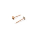 Vis express - vis faitage t�te frais�e bomb�e tfb torx t20 inox a2 cuivre 4. 5x50 rondelle d'�tanch�ite ...