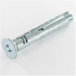 Vis express - goujon ancrage cheville metal 12x75 vis m8x80 acier zingu� - 20 pi�ces