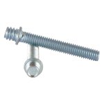 Pattes  vis metaux acier zingu m5x60 m7 / 150 - 10 pices