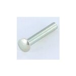 Vis express - rivet fores acier zingu� blanc t�te goutte de suif 5x48 - 10 pi�ces