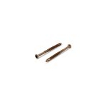 Vis express - vis terrasse t�te frais�e bomb�e tfb torx t25 5x60 inox a4 brun - 200 pi�ces