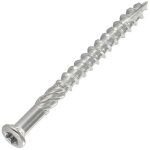 Vis express - vis terrasse t�te frais�e bomb�e tfb torx t25 5x80 inox a4 - 100 pi�ces