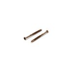 Vis express - vis terrasse t�te frais�e tf crant� torx t25 pointe antifendage type 17 5x70 inox a2 bruni ...