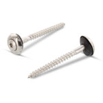 Vis faitage t�te frais�e bomb�e tfb torx t20 inox a2 4. 5x25 rondelle d'�tanch�ite epdm 3p - 200 pi�ces ...