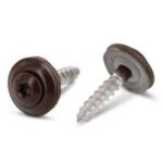 Vis faitage tte fraise bombe tfb torx t20 inox a2 ral8014 brun sepia 4, 5x60 rondelle d tanchite ...