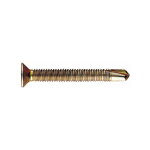 Vis pour la menuiserie pvc - filetage m�trique - pointe foret - bichromat�e m4 x 16 - boite de 1000