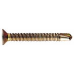 Vis pour la menuiserie pvc - filetage m�trique - pointe foret - bichromat�e m4 x 32 - boite de 1000