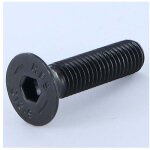 Vis m�taux fhc t�te frais�e empreinte hexagonale creuse m10x40 classe 12. 9 cl� de 6 hc6 acier brut - ...