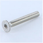 Vis m�taux inox a2 fhc t�te frais�e empreinte hexagonale creuse cl� de 2. 5 hc2. 5 m4x30 filetage total ...