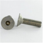 Vis m�taux inox a2 inviolable fhc t�te frais�e empreinte hexagonale creuse cl� de 6 hc6 t�ton m10x40 ...