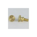 Vis m�taux laiton t�te cylindrique tc molet�e m3x6 diam�tre de t�te: 7 microvis - 1 pi�ce