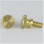 Vis m�taux laiton t�te cylindrique tc molet�e m5x20 - 10 pi�ces